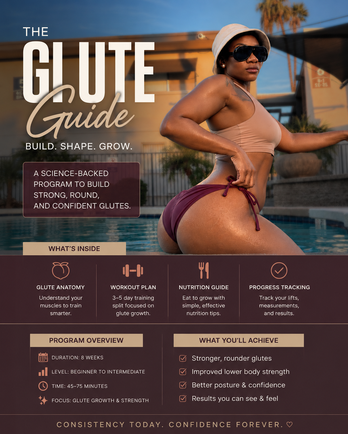 The Complete Glute Growth Guide 8 Week Training & Nutrition Plan