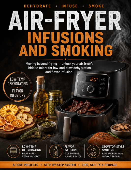 Air Fryer Infusions & Smoking Guide Dehydrate, Infuse & Smoke Like a Pro