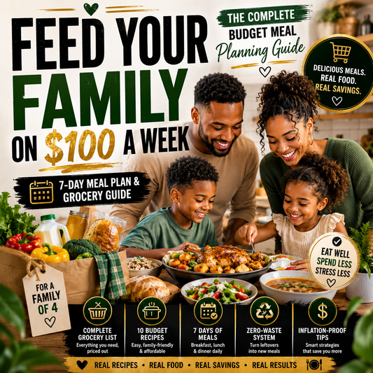Feed Your Family on $100 a Week  7-Day Budget Meal Plan & Grocery Guide